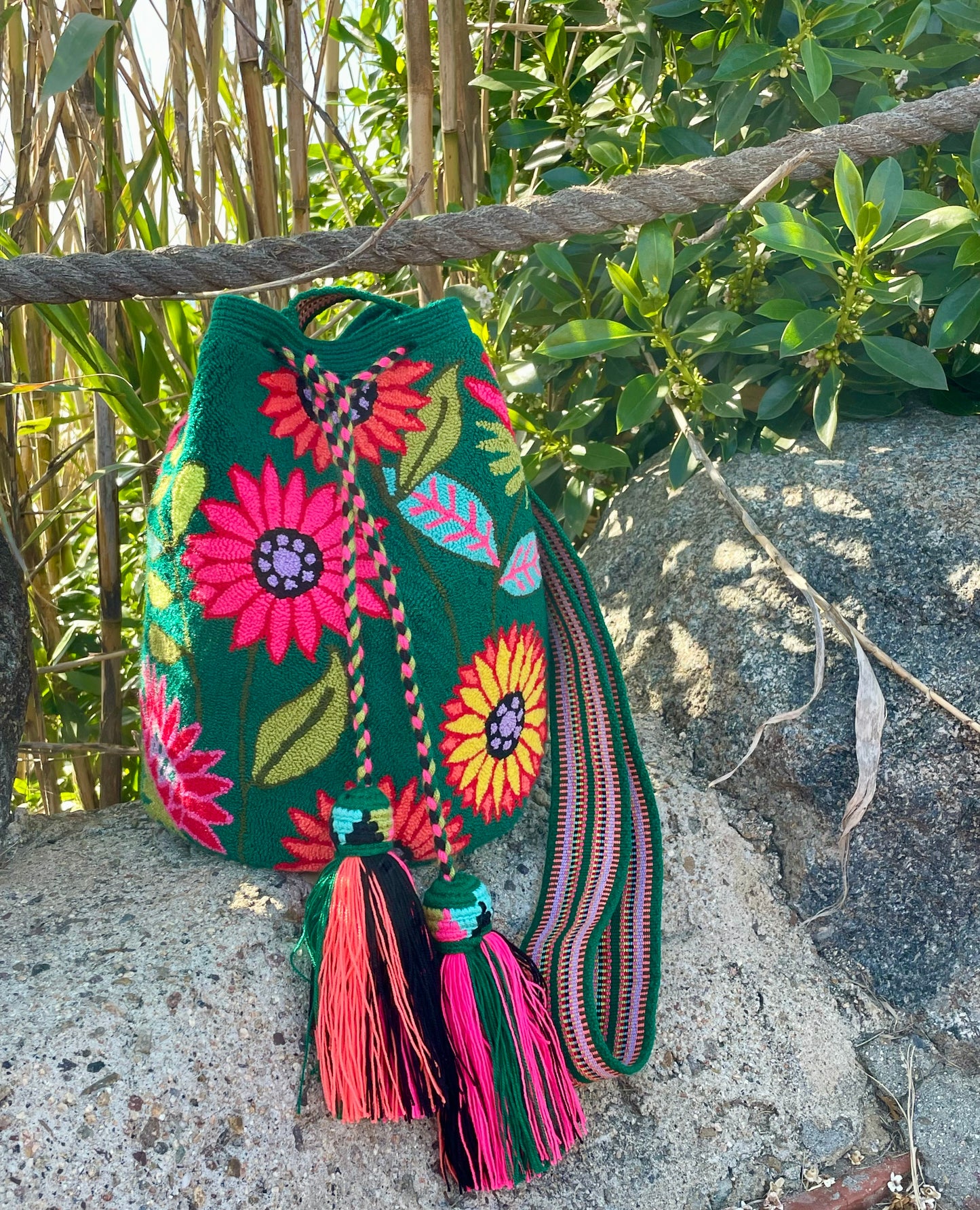 SUNFLOWER WAYUU BAG