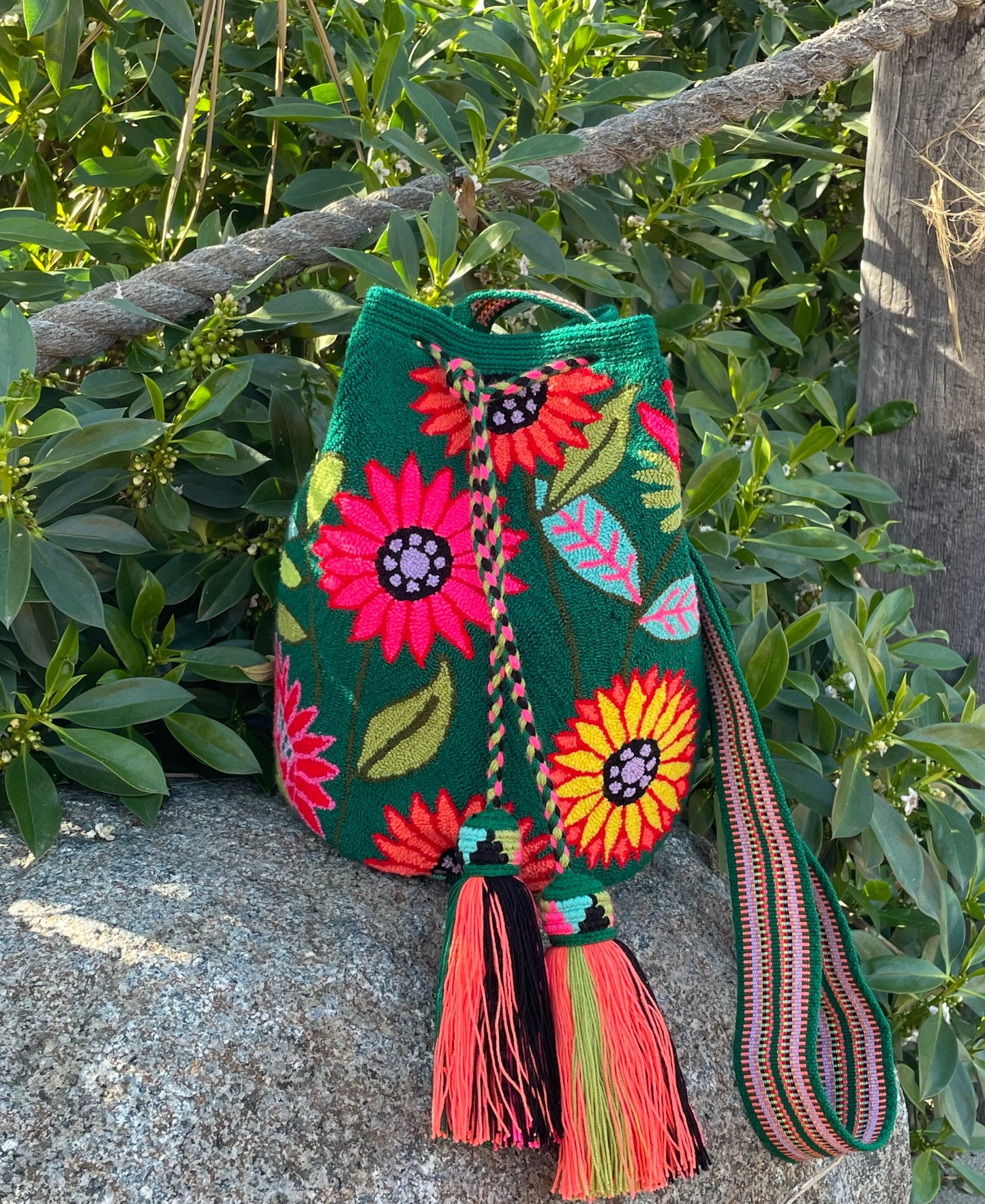 SUNFLOWER WAYUU BAG