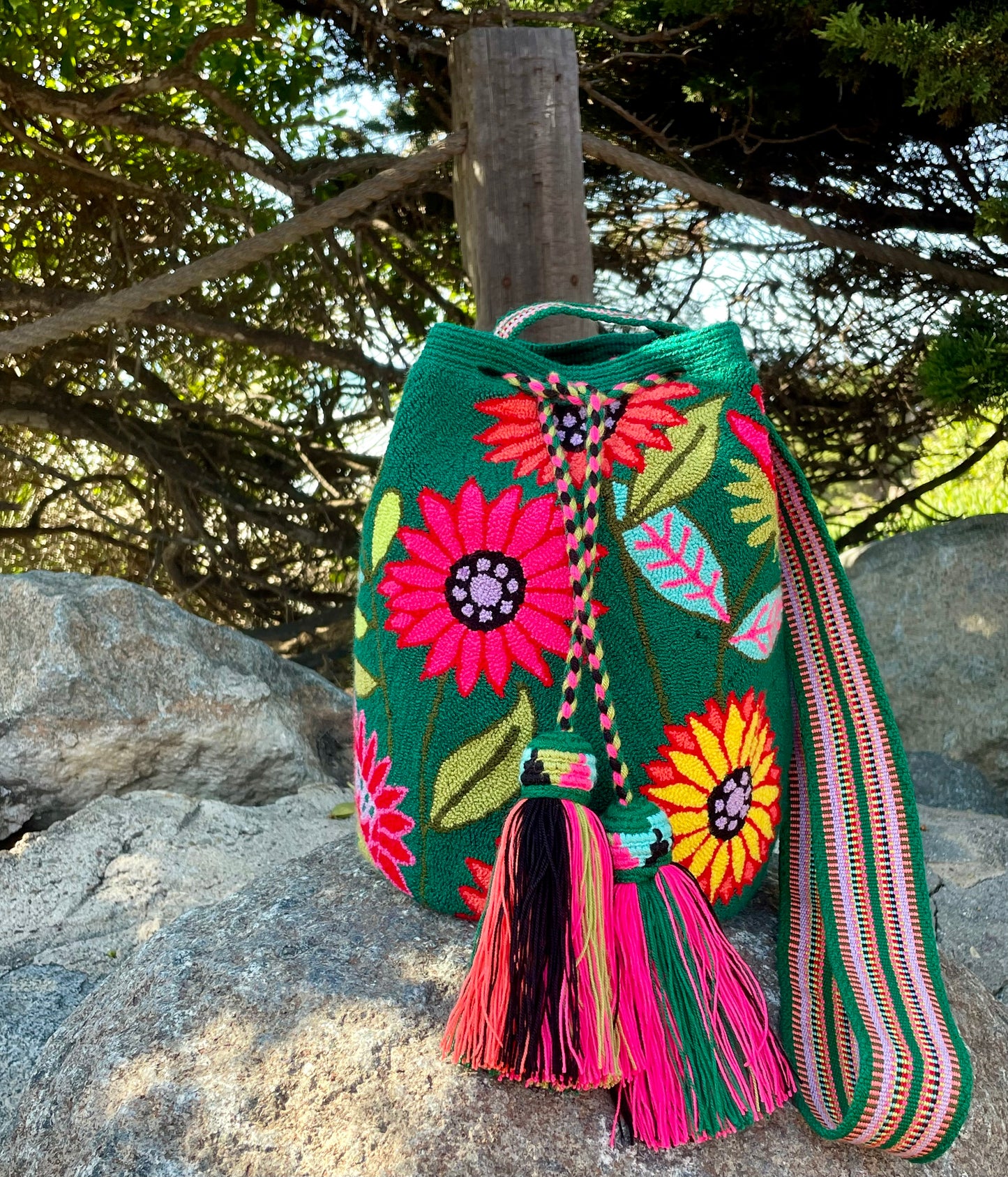 SUNFLOWER WAYUU BAG