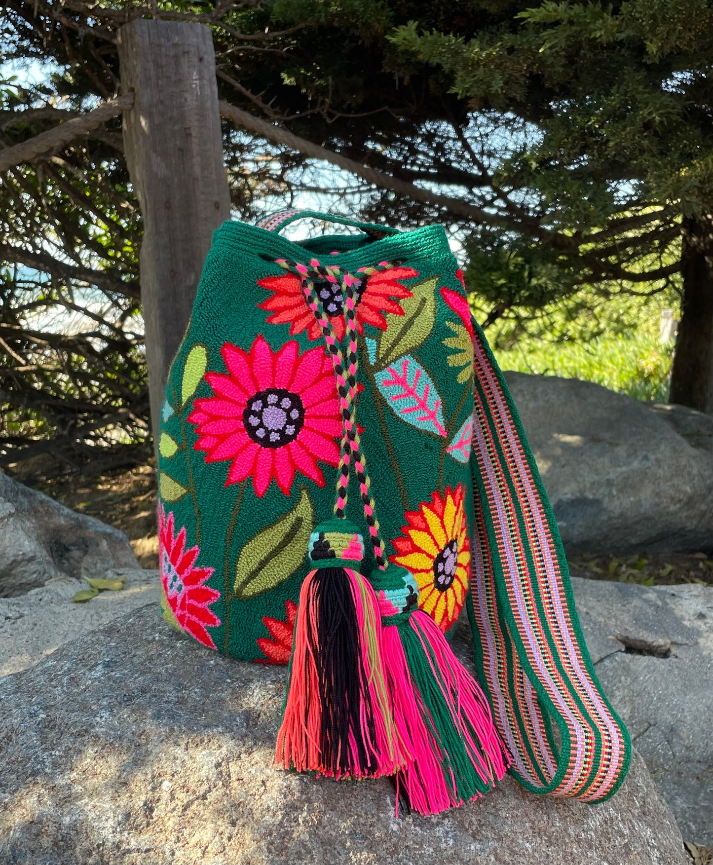 SUNFLOWER WAYUU BAG